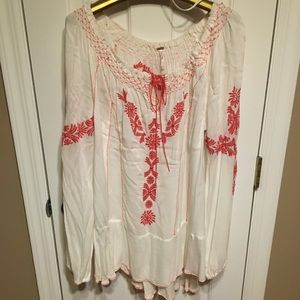 ***SOLD***Free People Peasant blouse sz. L
